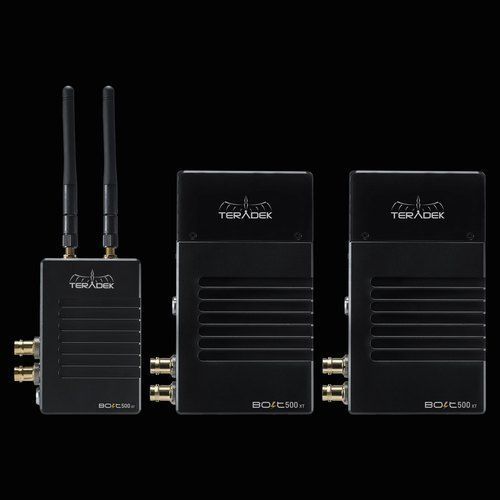Teradek Bolt 500 XT SDI/HDMI Wireless Deluxe Kit with One Transmitter, Two Receivers