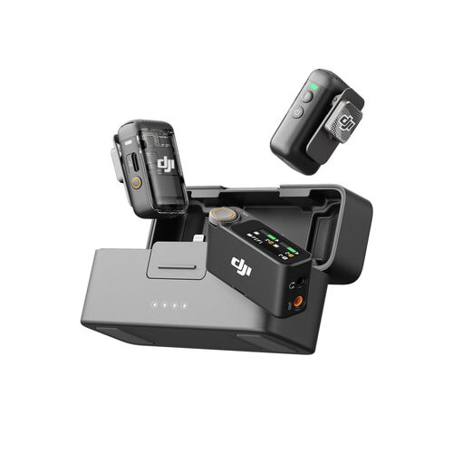 DJI Mic 2 2-Person Compact Digital Wireless Microphone System/Recorder for Camera & Smartphone (2.4 GHz)