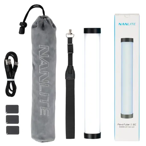 Nanlite PavoTube 6C 10" RGBWW LED Tube with Battery