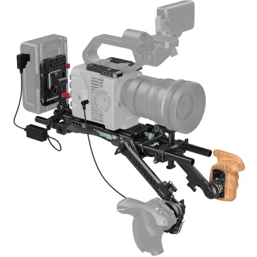 Shoulder Rig Wooden Handgrips kit